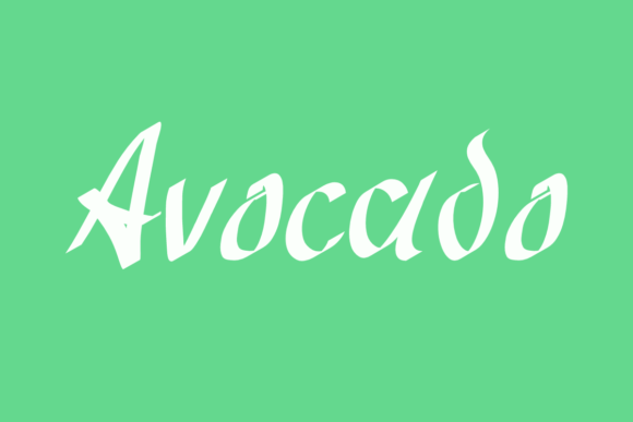 Avocado Font: The Handwritten Typeface for Creative Brands