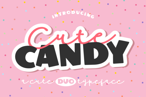 Cute Candy: Your Duo Font for Instant Charm