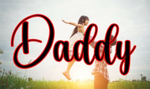 Daddy: The Bold, Playful Display Font for Impactful Designs