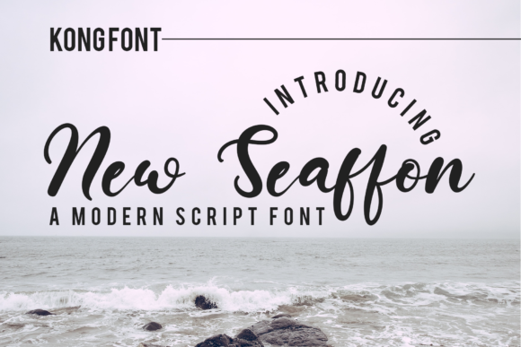 Discover New Seaffon: A Playful Script for Modern Creatives