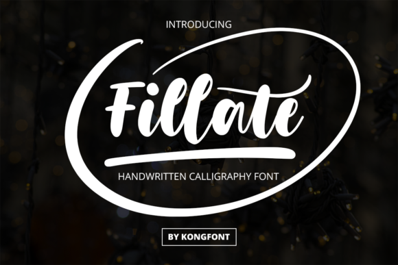 Fillate: Your Modern Script Font for Authentic Design