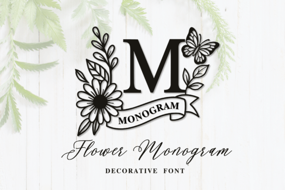 Flower Monogram: Adding Botanical Charm to Your Designs
