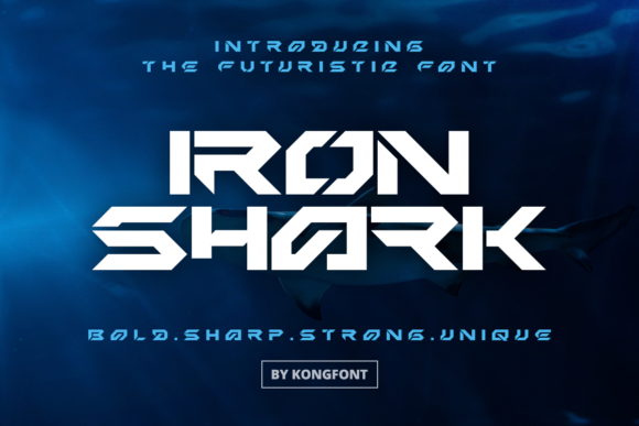 Iron Shark: A Modern Display Typeface for Bold Projects