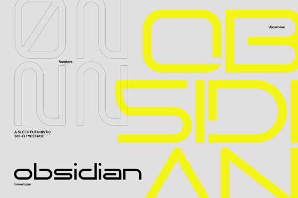 Obsidian: The Clean, Minimalist Sci-Fi Sans for Modern Projects