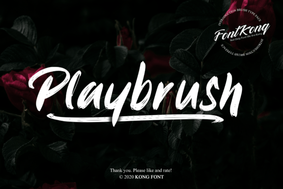Playbrush: Unlocking Creative Potential with a Modern Handwritten Font