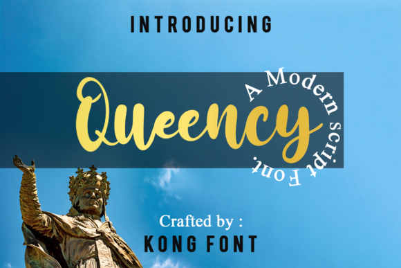 Queency: A Handwritten Font for Modern Crafters