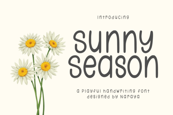 Sunny Season: The Playful Handwriting Font for Creative Projects
