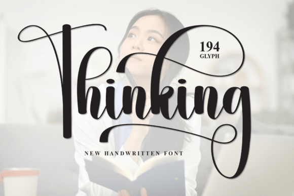 Thinking: A Handwritten Font with Playful Sophistication