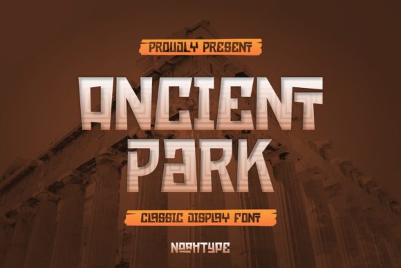 Unearthing a Playful Spirit: The Ancient Park Display Font